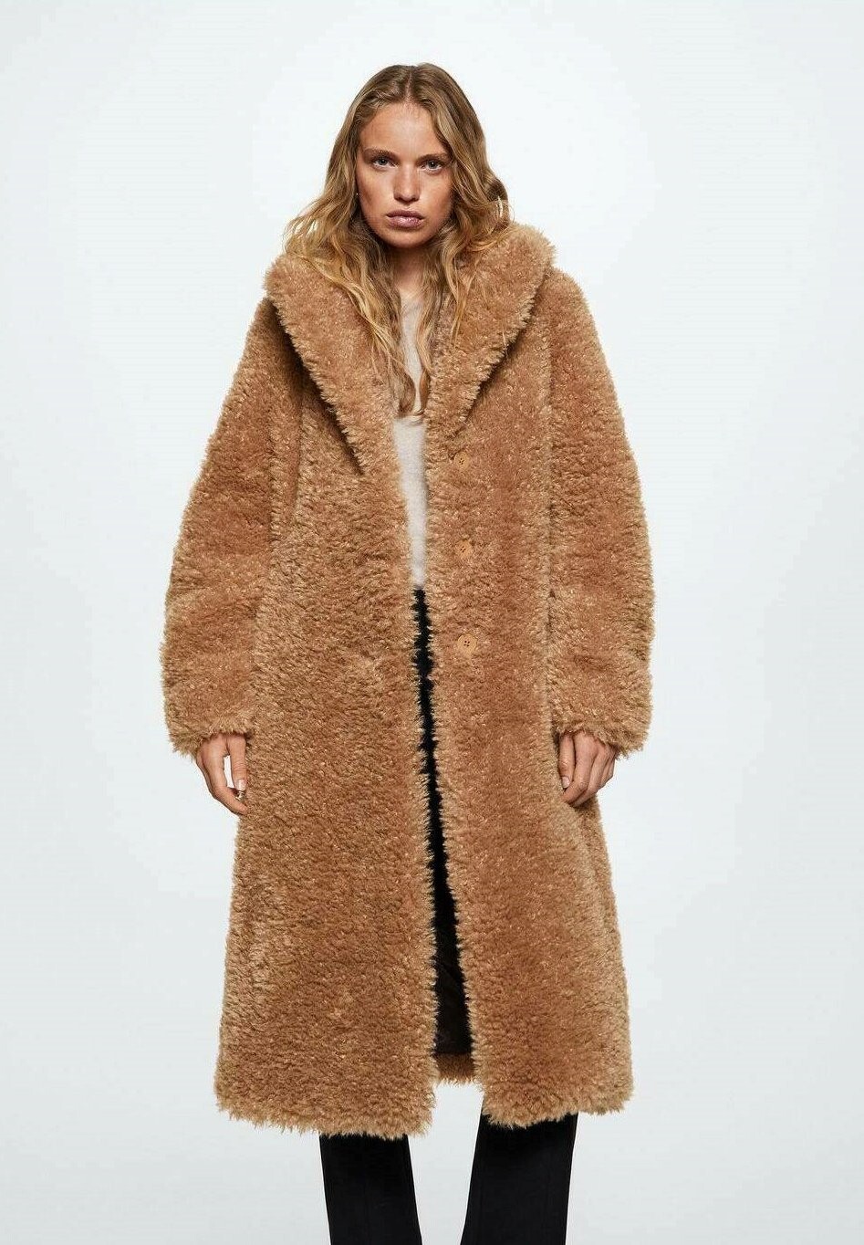 

Пальто зимнее Mango, middenbruin