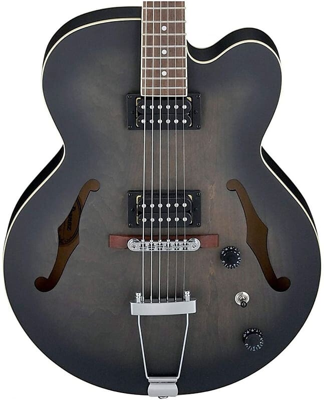 

Ibanez Artcore AF55TKF Электрогитара с полым корпусом Прозрачная плоская черная отделка