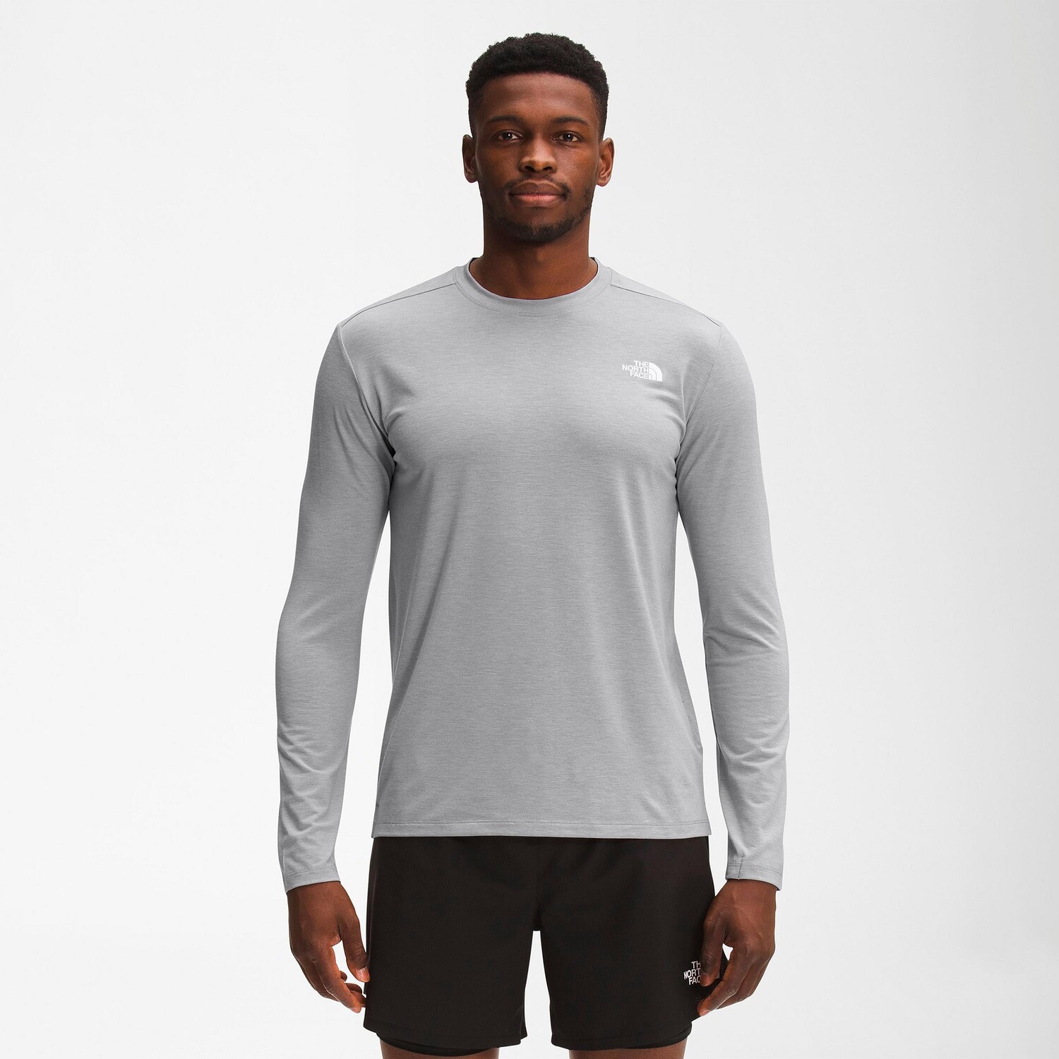 

Мужская рубашка с длинным рукавом The North Face Wander, серый