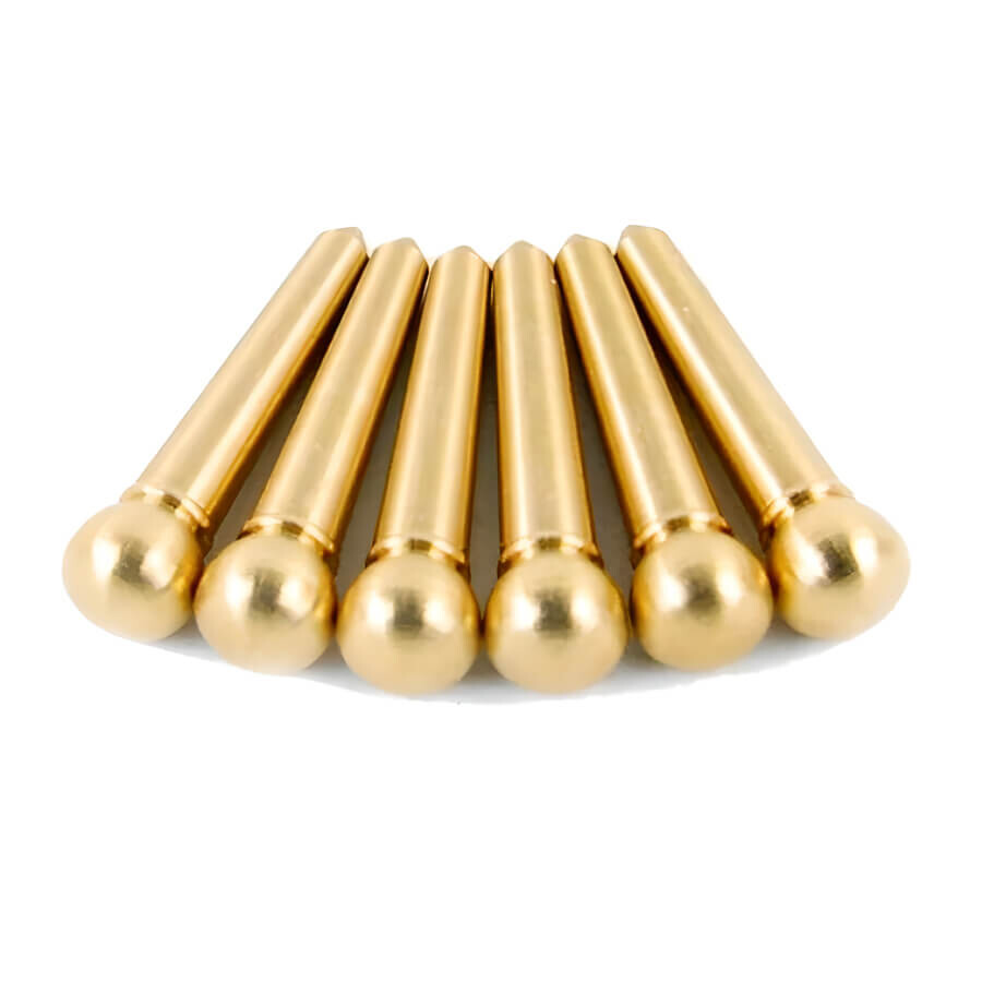

Мостовые штифты, (6) латунь - латунь Allparts Bridge Pins, (6) -