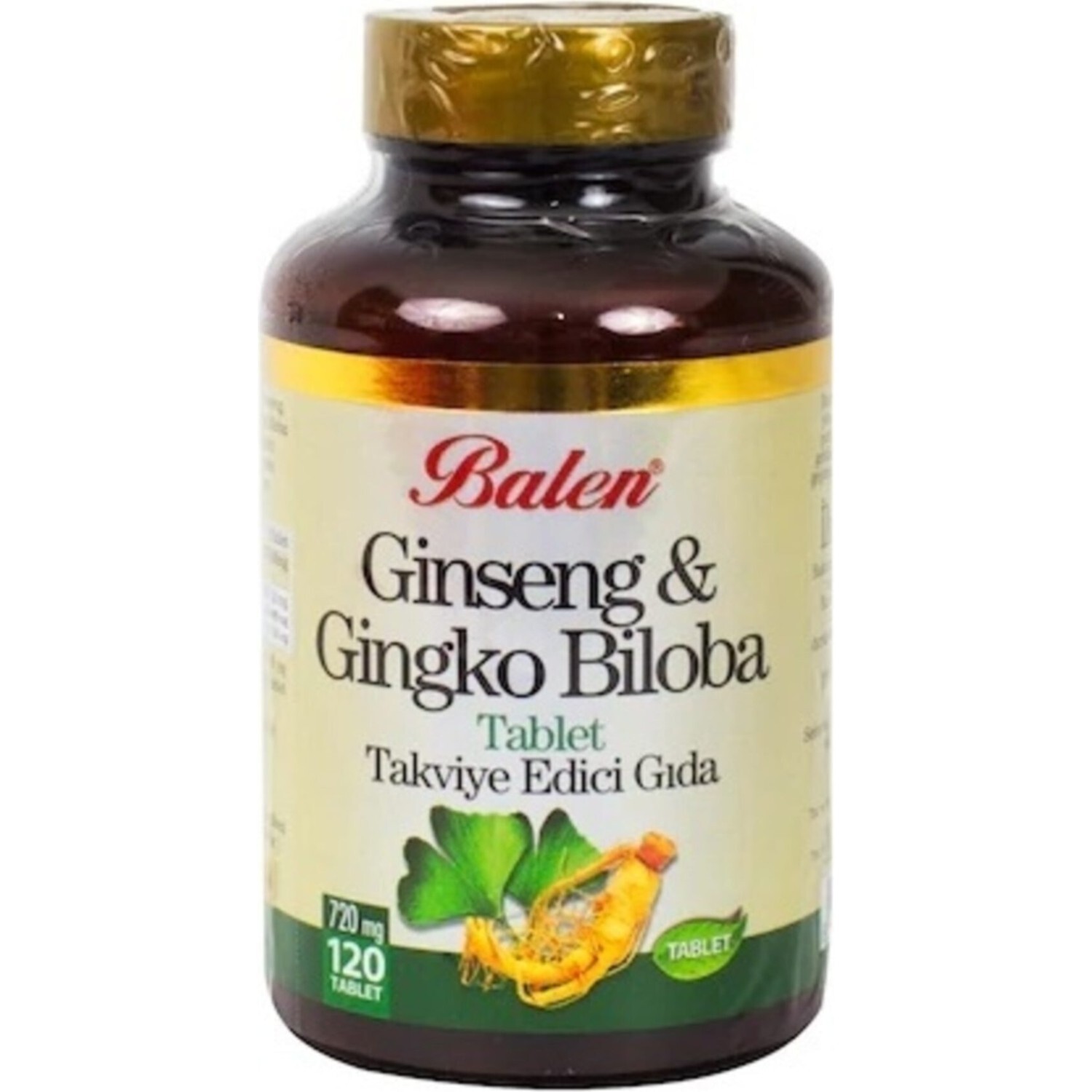 

Balen Red Ginseng & Ginkgo Biloba 120 Tablet