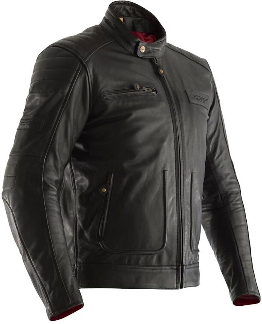 

Куртка кожаная мотоциклетная RST Roadster II Motorcycle Leather Jacket, черный