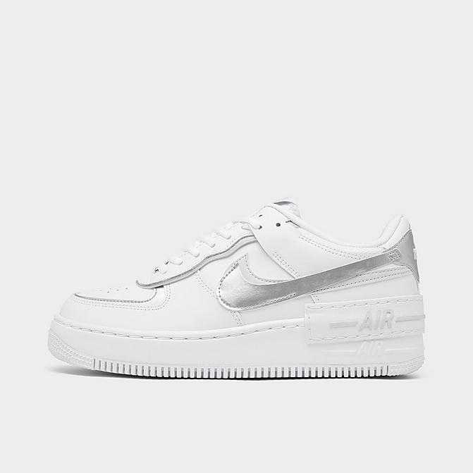 Кроссовки Nike Air Force 1 Shadow, бело-серый new original nike wmns air force 1 shadow women s sports shoes nike air force 1 shadow pastel ci0919 107