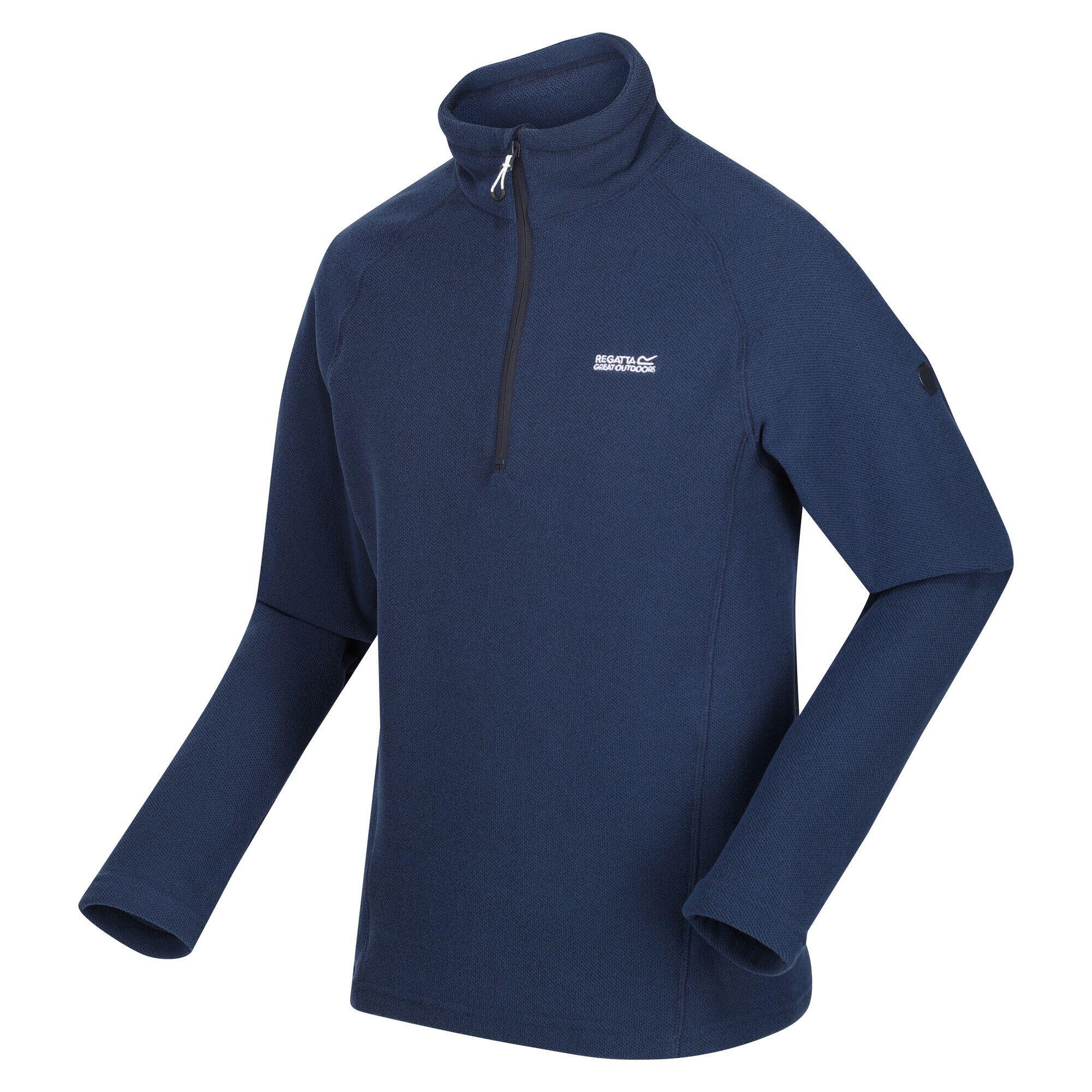 Толстовка мужская флисовая Regatta Kenger, темно-синий куртка флисовая мужская lancaster черная размер s