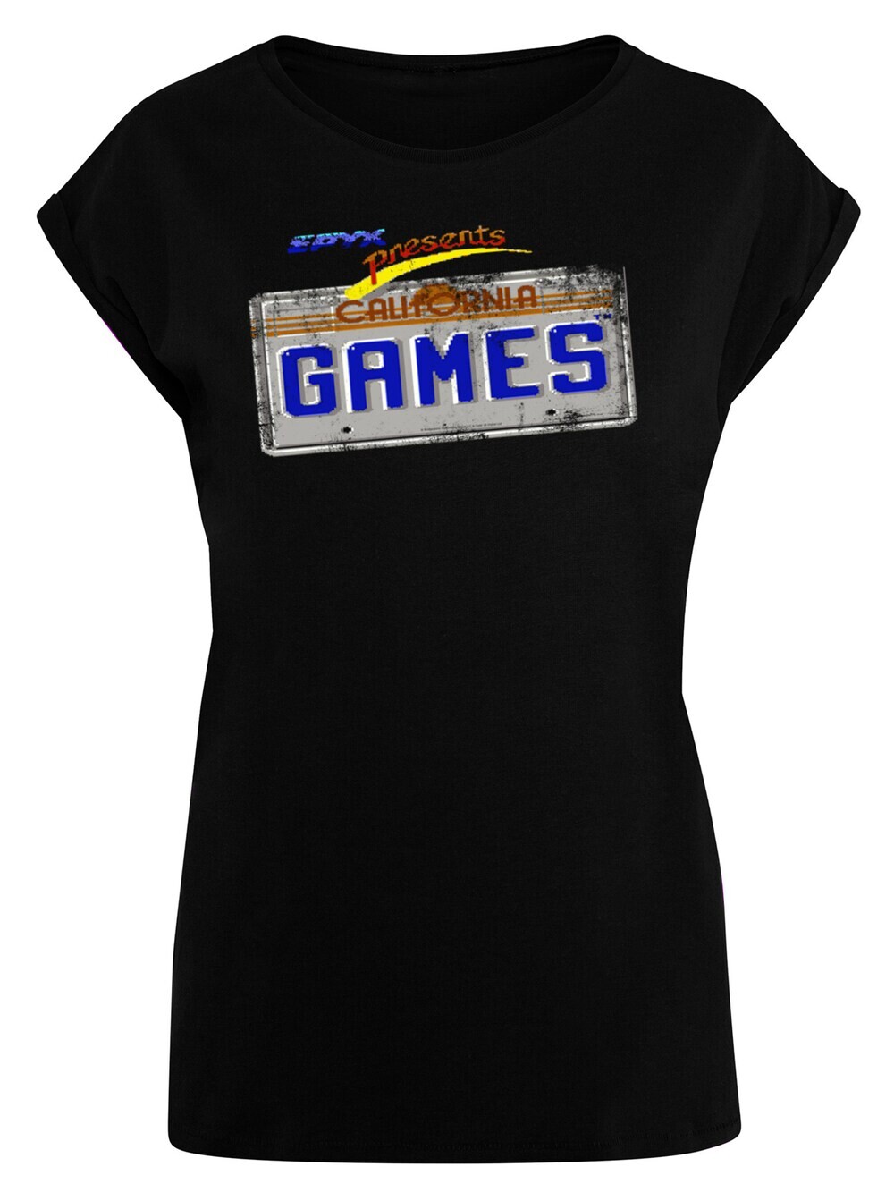 

Рубашка F4Nt4Stic Retro Gaming California Games Plate, черный