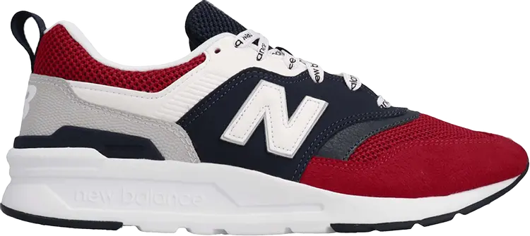 

Кроссовки New Balance 997, белый/темно-синий/красный