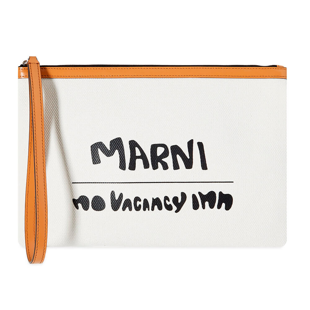 

Сумка Marni X No Vacancy Inn Canvas, белый/бежевый