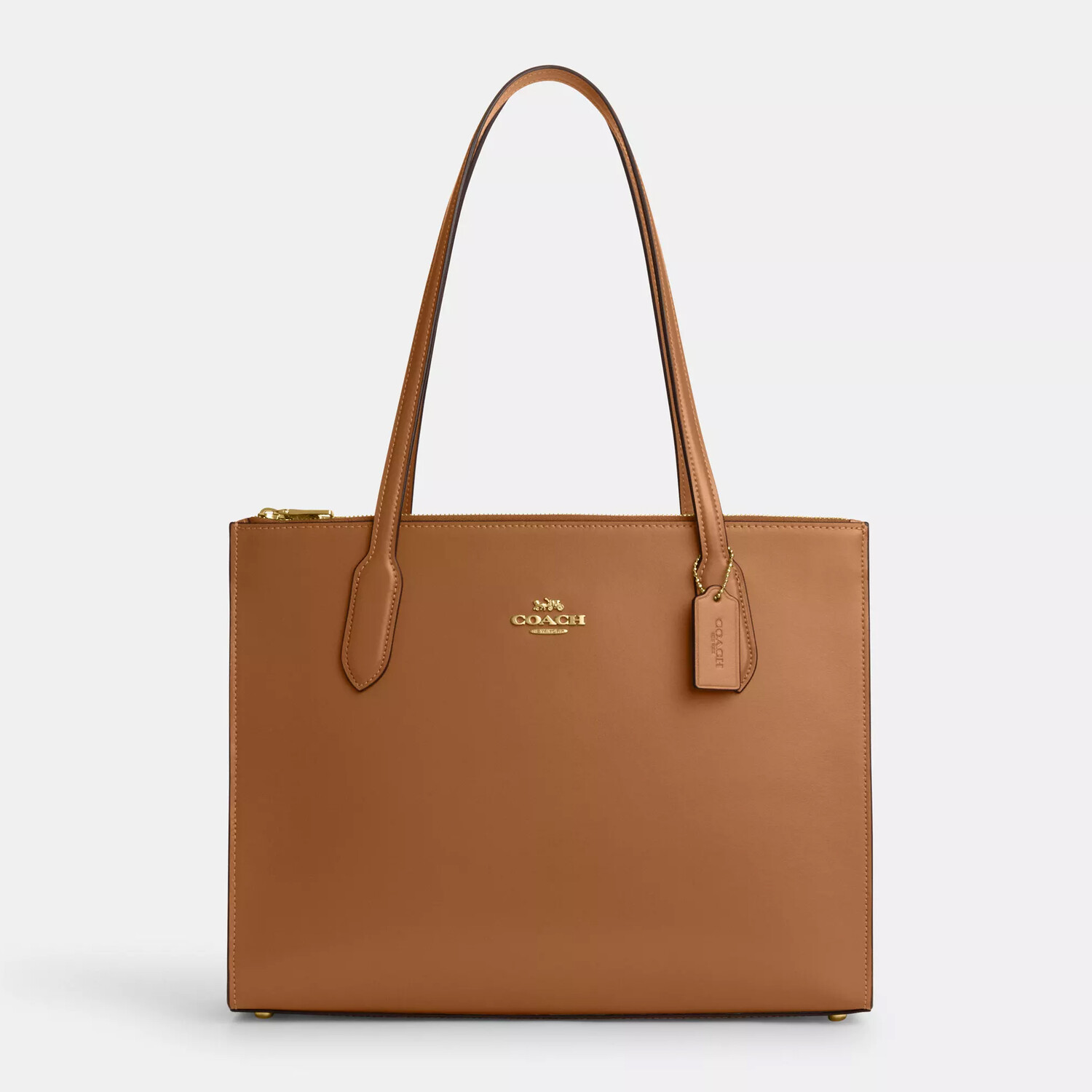 

Сумка Coach Outlet Nina Carryall, коричневый/золотой