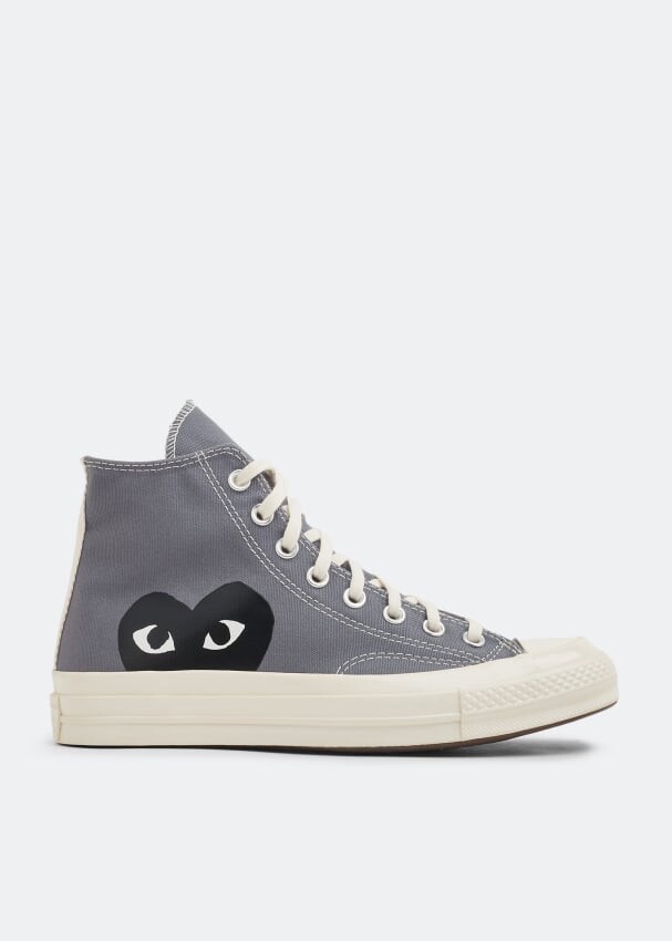 Кроссовки COMME DES GARÇONS PLAY X Converse sneakers, серый