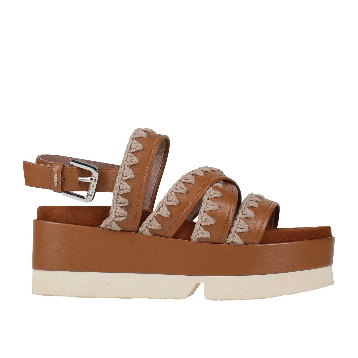 

Сандалии Mou Suede Leather, коричневый