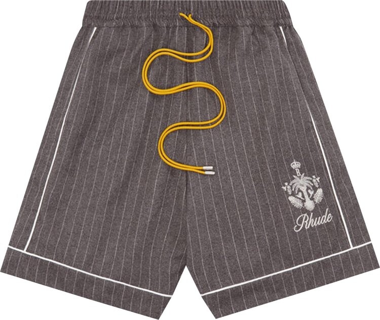 

Шорты Rhude Striped Pajama Short 'Grey', серый