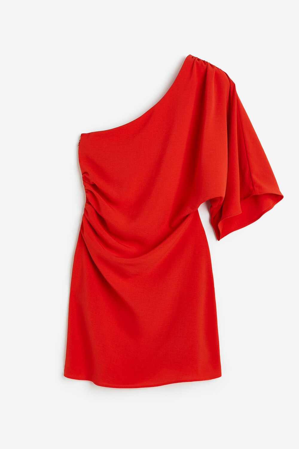 

Платье H&M Draped One-shoulder, красный