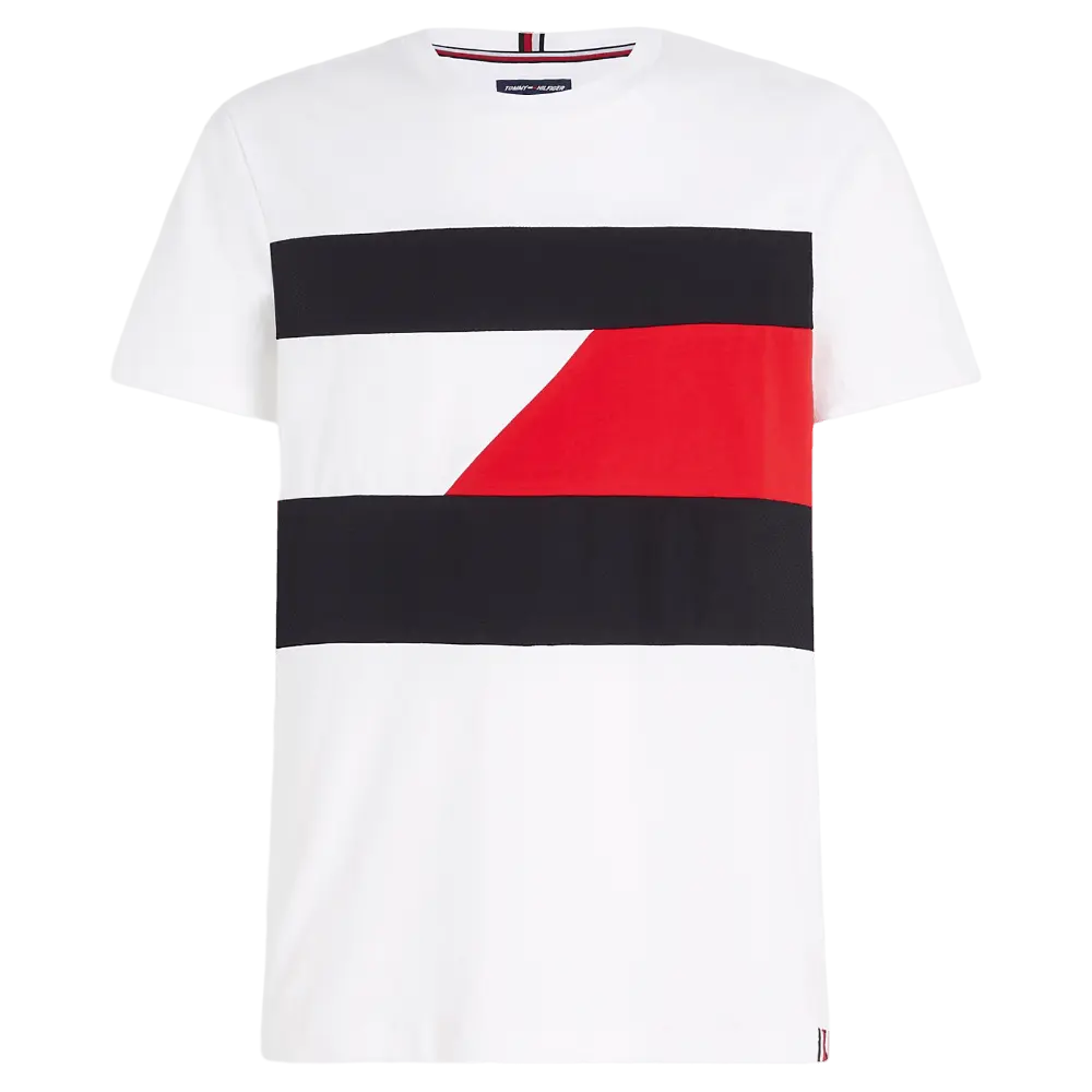 

Футболка Tommy Hilfiger Mix Media Flag, белый