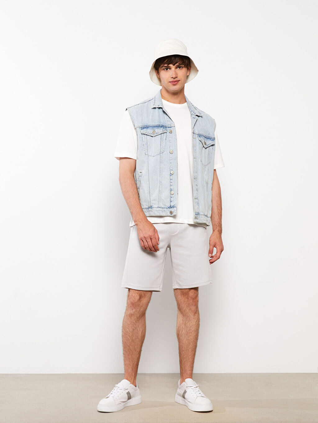 

Мужские шорты Slim Fit с завязками на талии LCW Casual