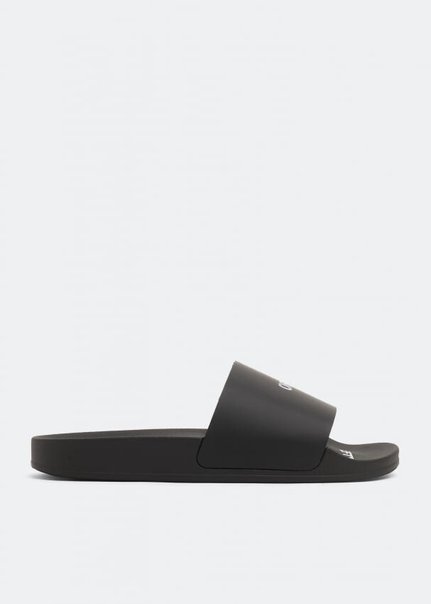 

Шлепанцы OFF-WHITE Pool slides, черный