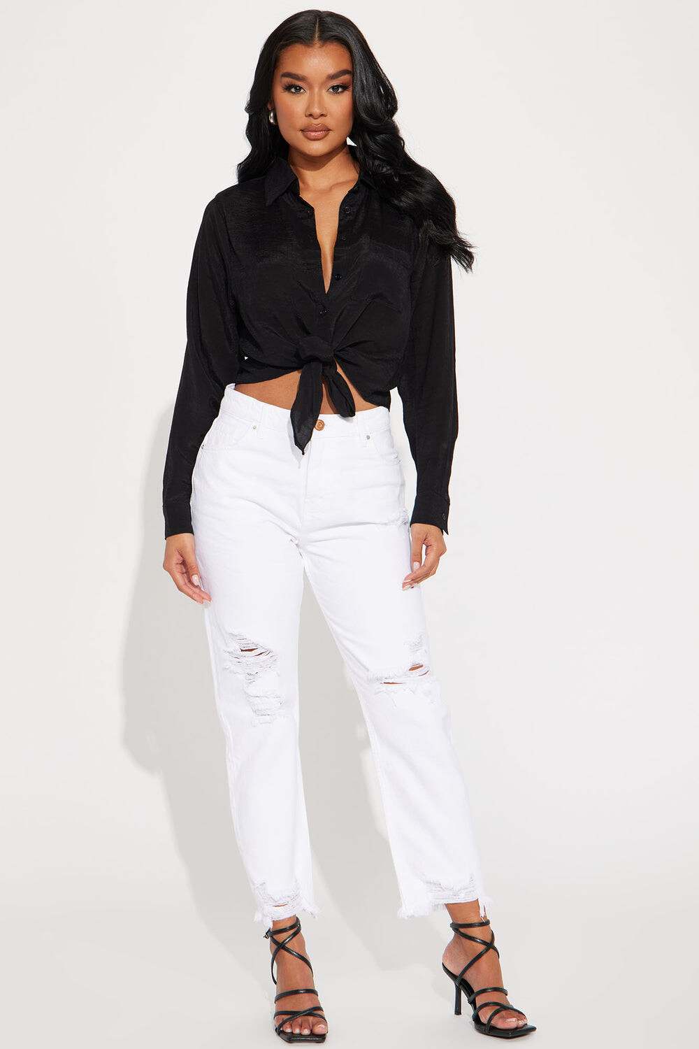 

Джинсы Fashion Nova P109893, белый
