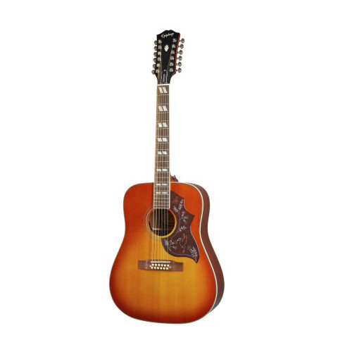 

Акустическая электрогитара Epiphone Hummingbird - Aged Cherry Sunburst Gloss