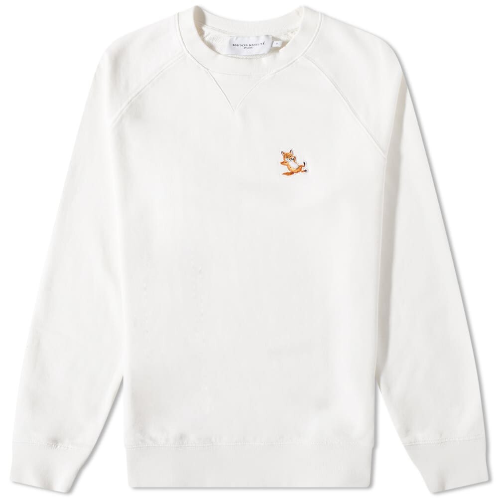 

Толстовка Maison Kitsuné Chillax Fox Patch Classic Sweat, Белый, Толстовка Maison Kitsuné Chillax Fox Patch Classic Sweat