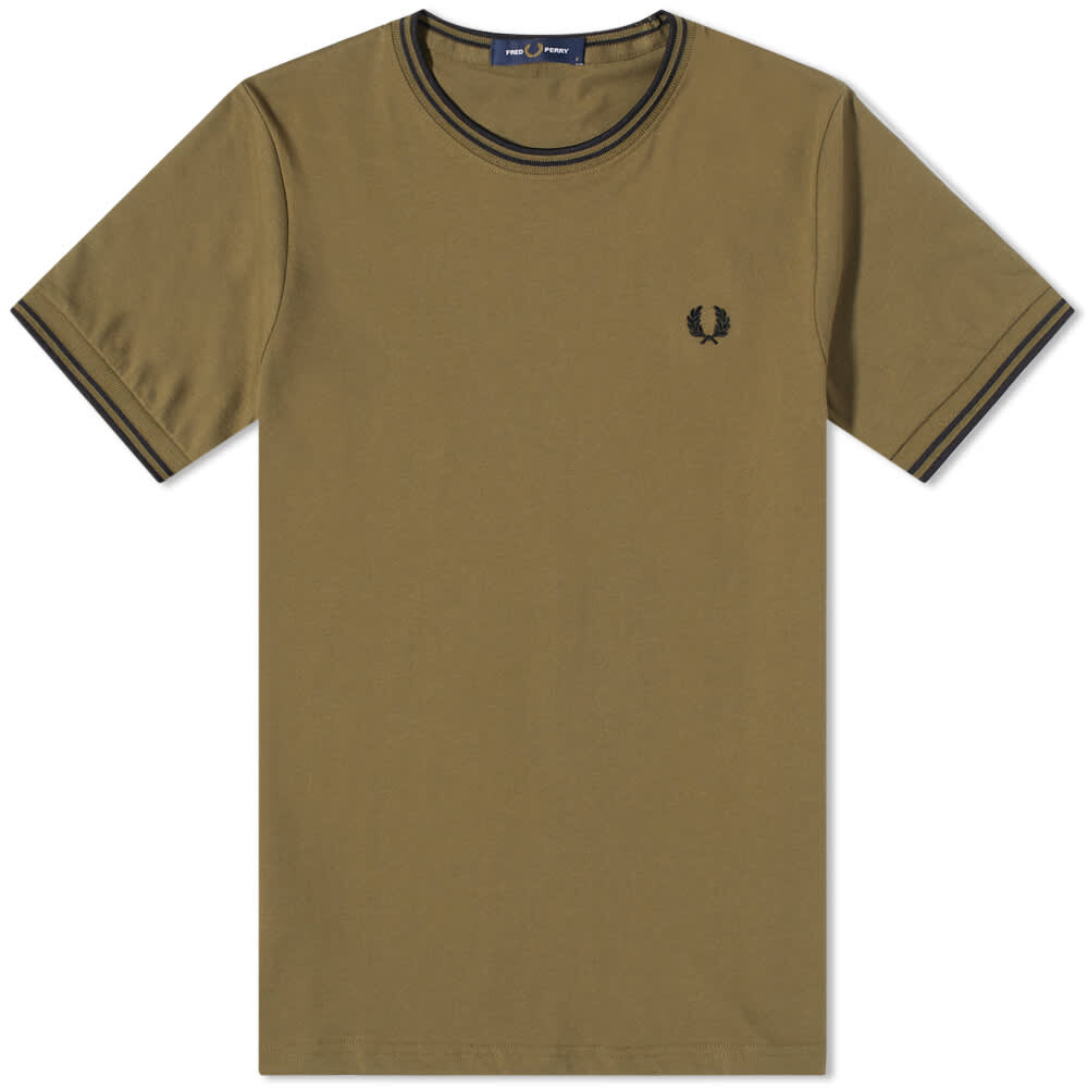 

Футболка Fred Perry Twin Tipped Tee, Коричневый