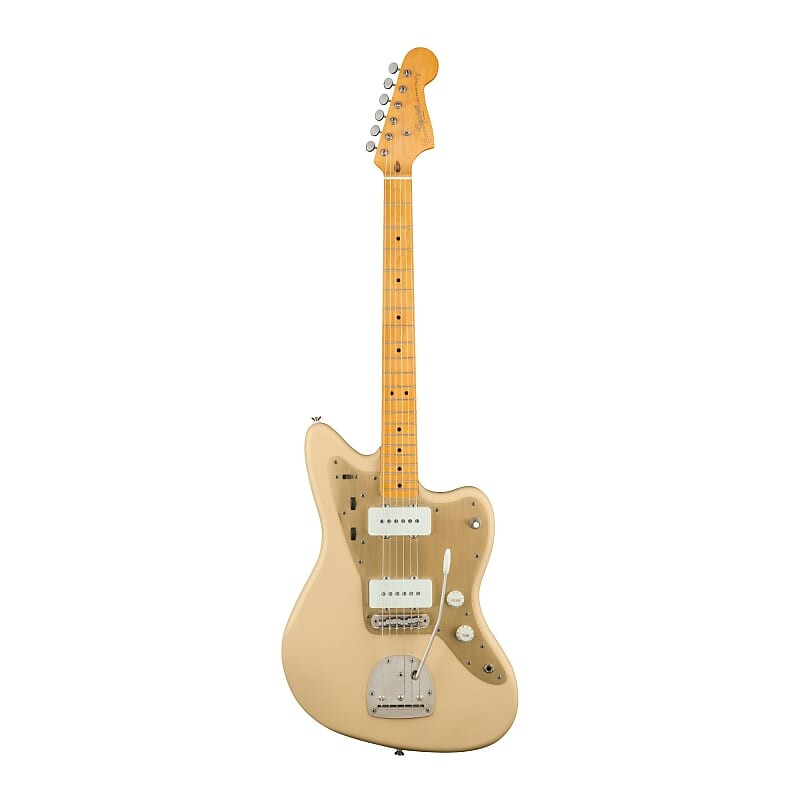 

6-струнная электрогитара Fender Squier 40th Anniversary Jazzmaster (Vintage Edition, Satin Desert Sand) Fender 40th Anniversary Jazzmaster 6-String Electric Guitar (Satin Desert Sand)