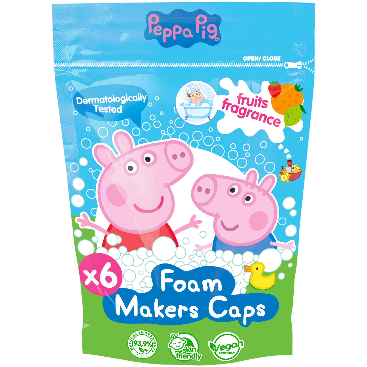 Peppa Pig жемчужная ванна для детей, 6х20 г