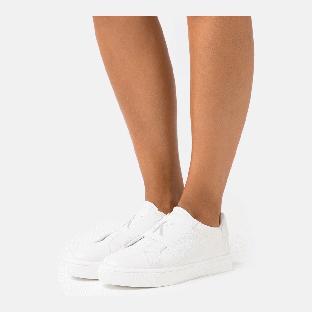 

Кроссовки Calvin Klein Jeans Classic Cupsole Ribbon, white/silver