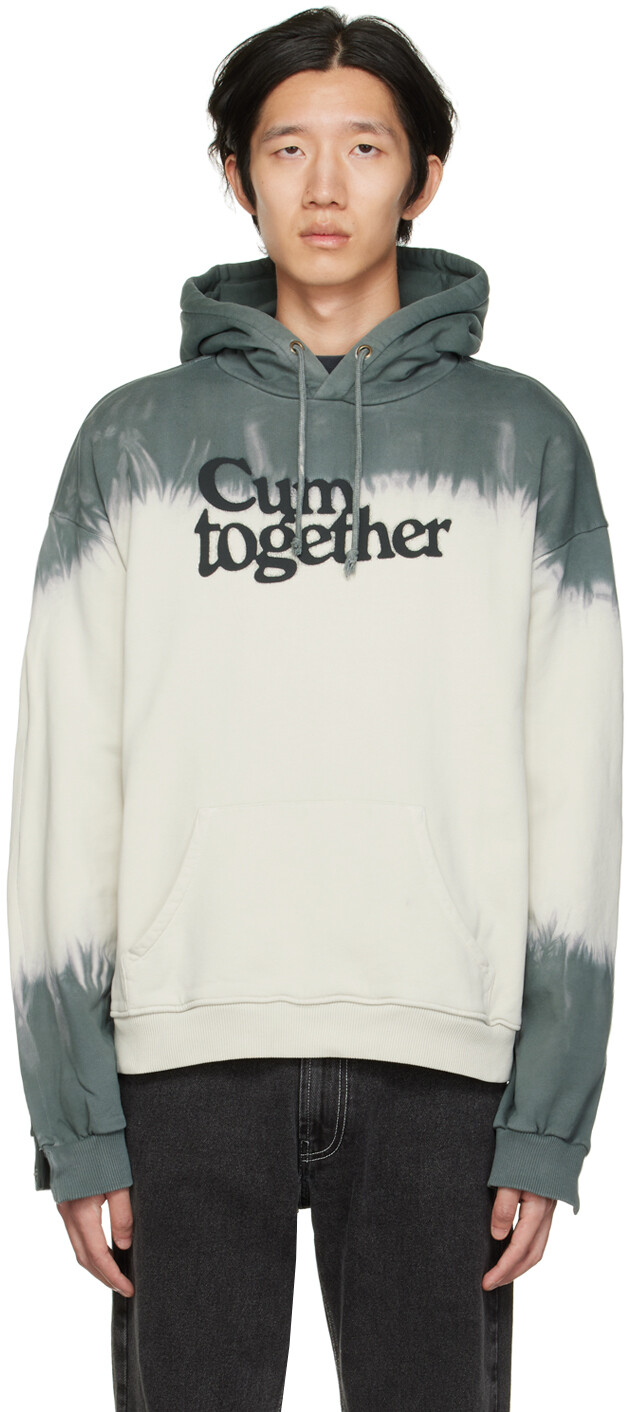 

Толстовка Grey & Off-White Cum Together Return Carne Bollente, Серый