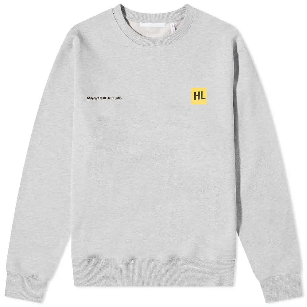 

Толстовка Helmut Lang Photograph Crew Sweat, Серый