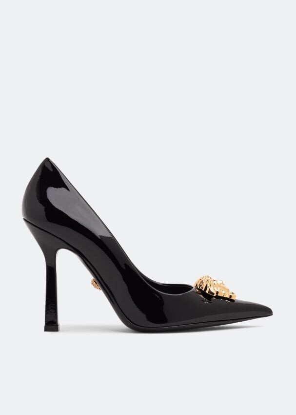

Туфли VERSACE La Medusa naplak pumps, черный