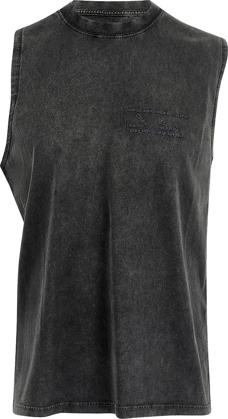 

Жилет Martine Rose Logo Vest 'Washed Black', черный