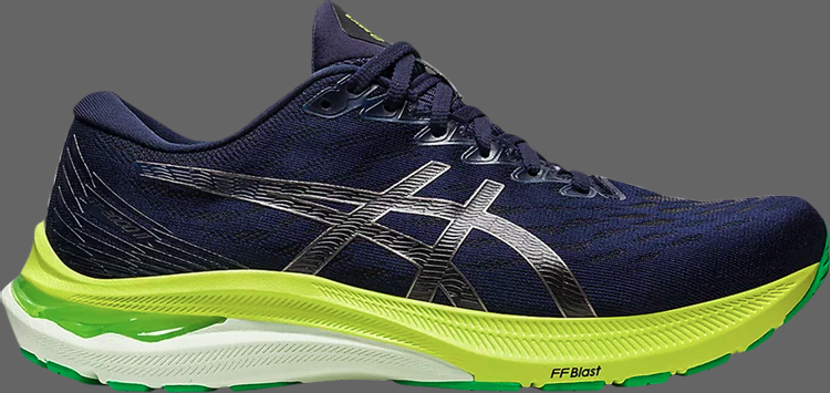 Кроссовки gt 2000 11 'midnight lime zest' Asics, синий - фото