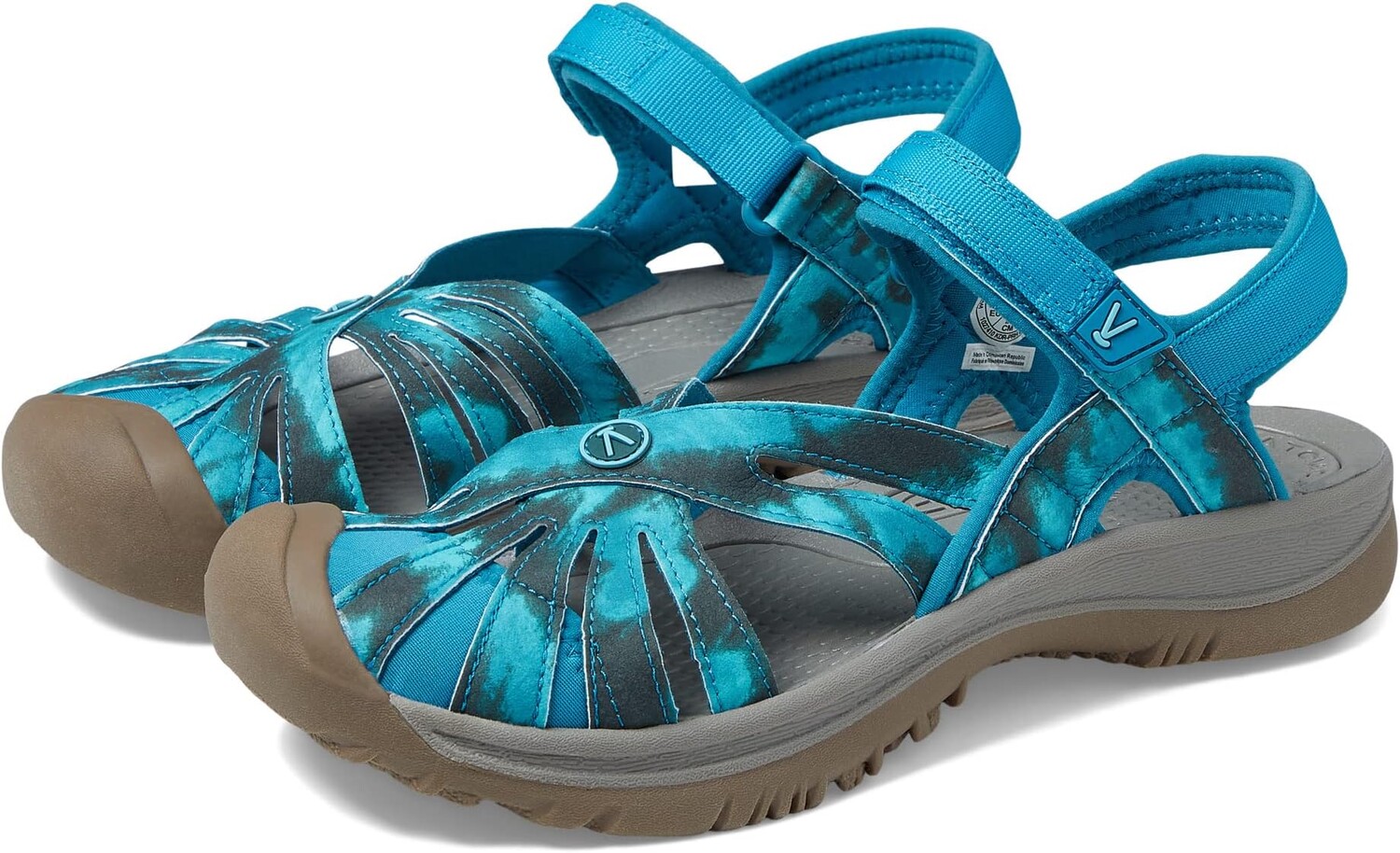 

Сандалии Rose Sandal KEEN, цвет Sea Moss/Tie-Dye, Синий, Сандалии Rose Sandal KEEN, цвет Sea Moss/Tie-Dye