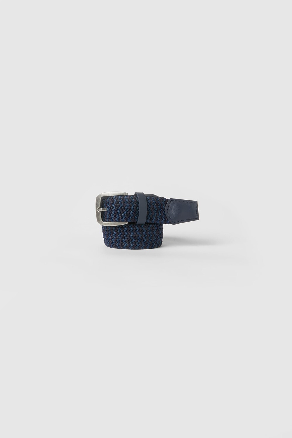 

Плетеный гибкий ремень Zara, темно-синий