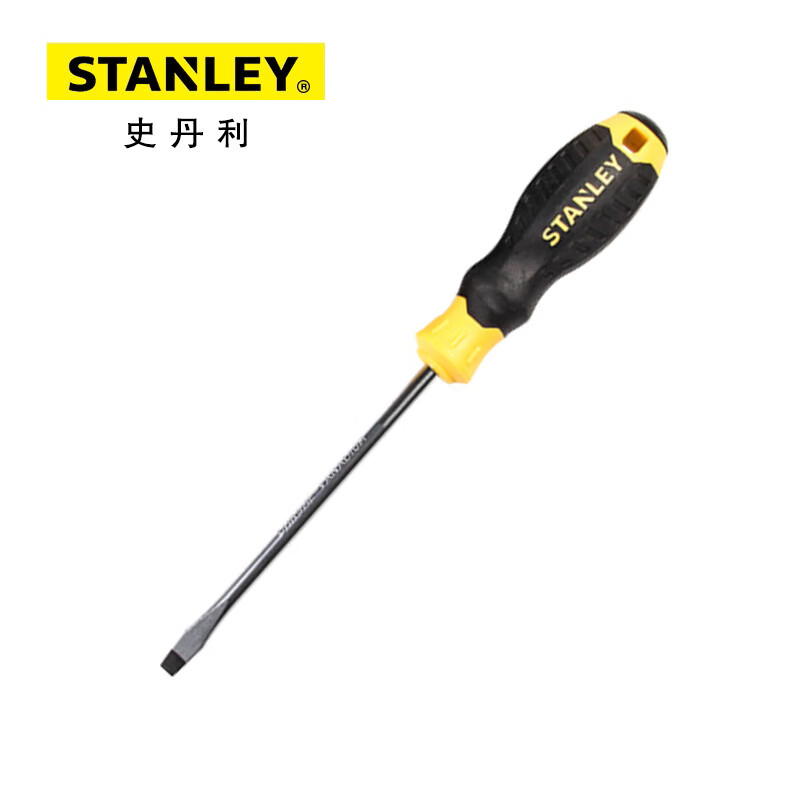 Шлицевая отвертка Stanley серии B с пластиковой ручкой 6,5x250 мм, тщательная обработка 60-830-23