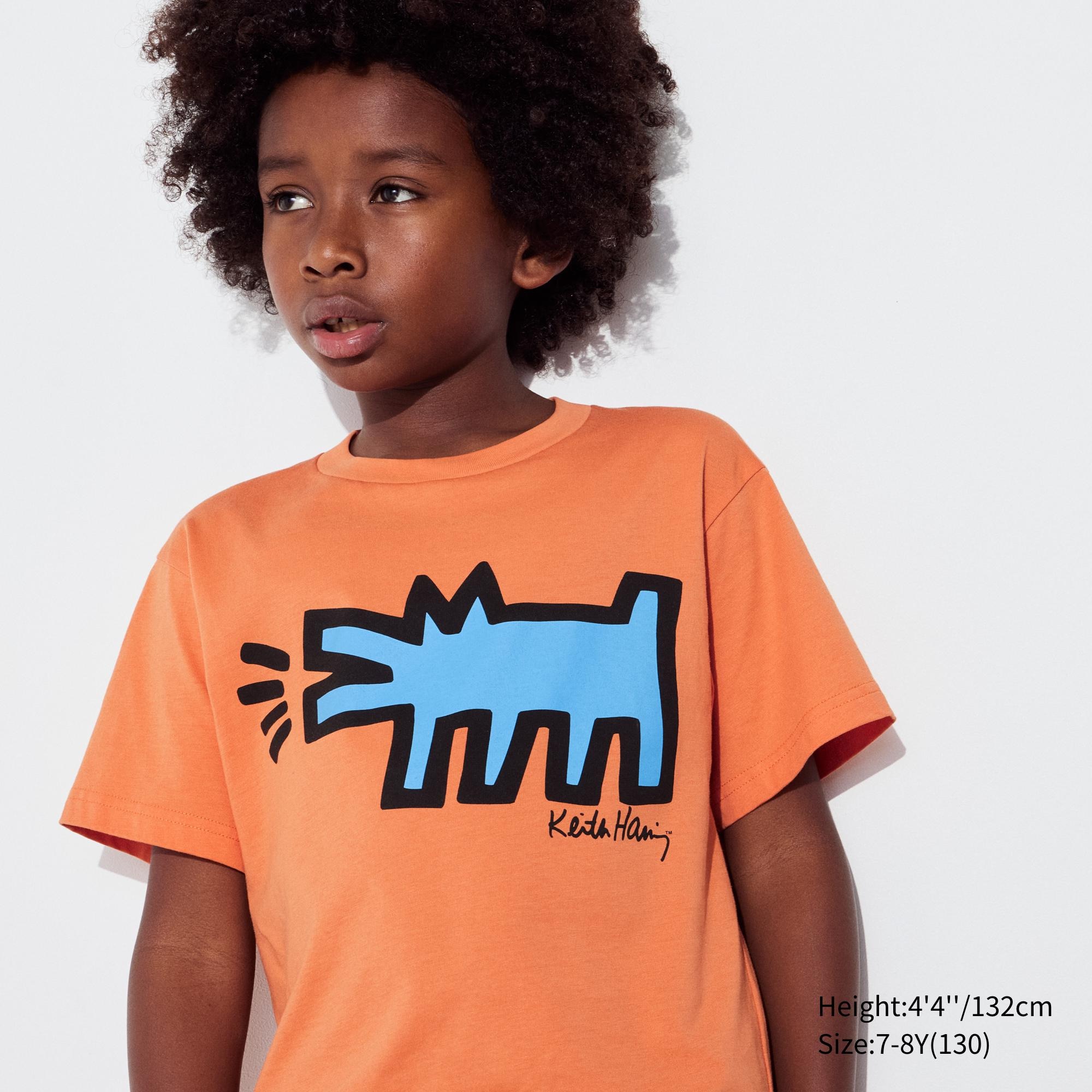 Ut archive ny pop art ut детская футболка с графическим принтом UNIQLO, оранжевый футболка uniqlo ut 20th archive albers черный
