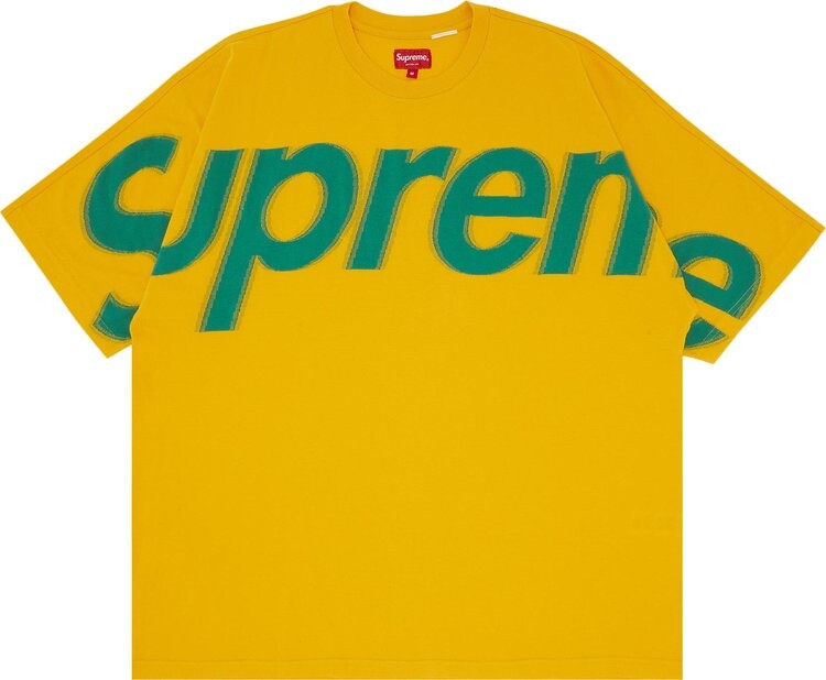 

Футболка Supreme Intarsia Short-Sleeve Top 'Dark Yellow', желтый