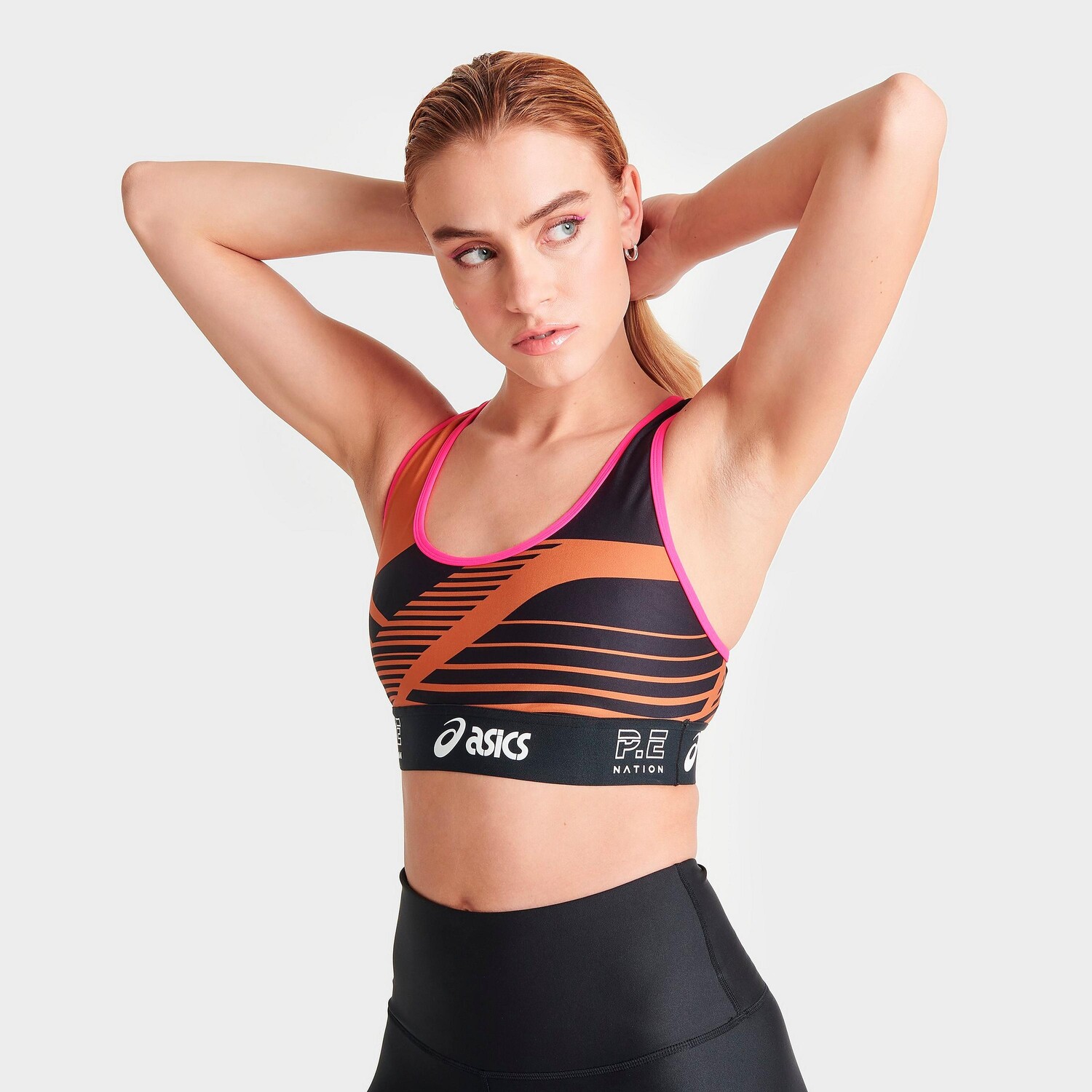 

Женское спортивное бра P.E Nation x Asics Sequence со средней поддержкой, синий