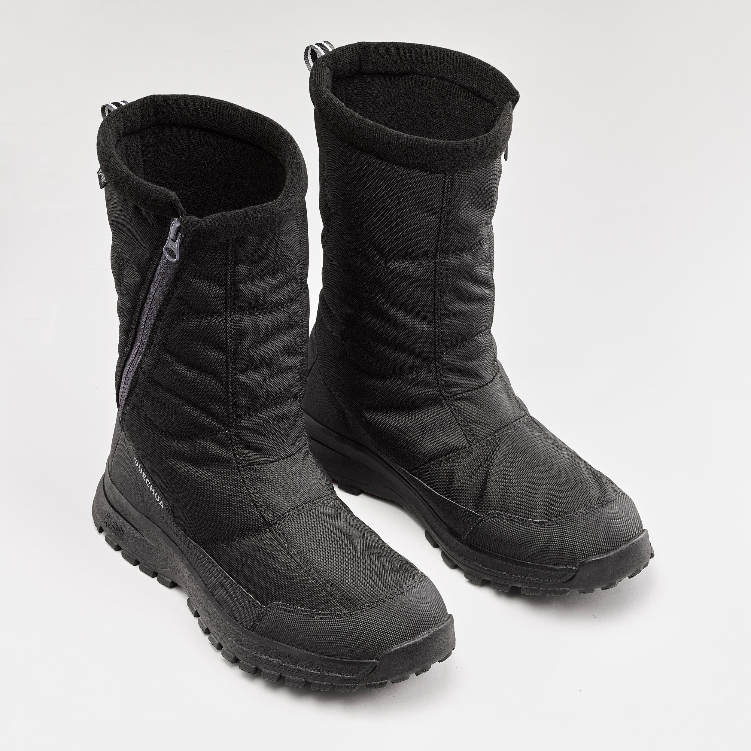 Снегоступы Quechua SH100 Ultra-Warm Waterproof Zip мужские, черный