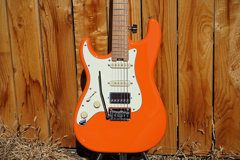 

Schecter Diamond Series Nick Johnston Traditional HSS - 6-струнная гитара для левой руки Atomic Orange (2022)