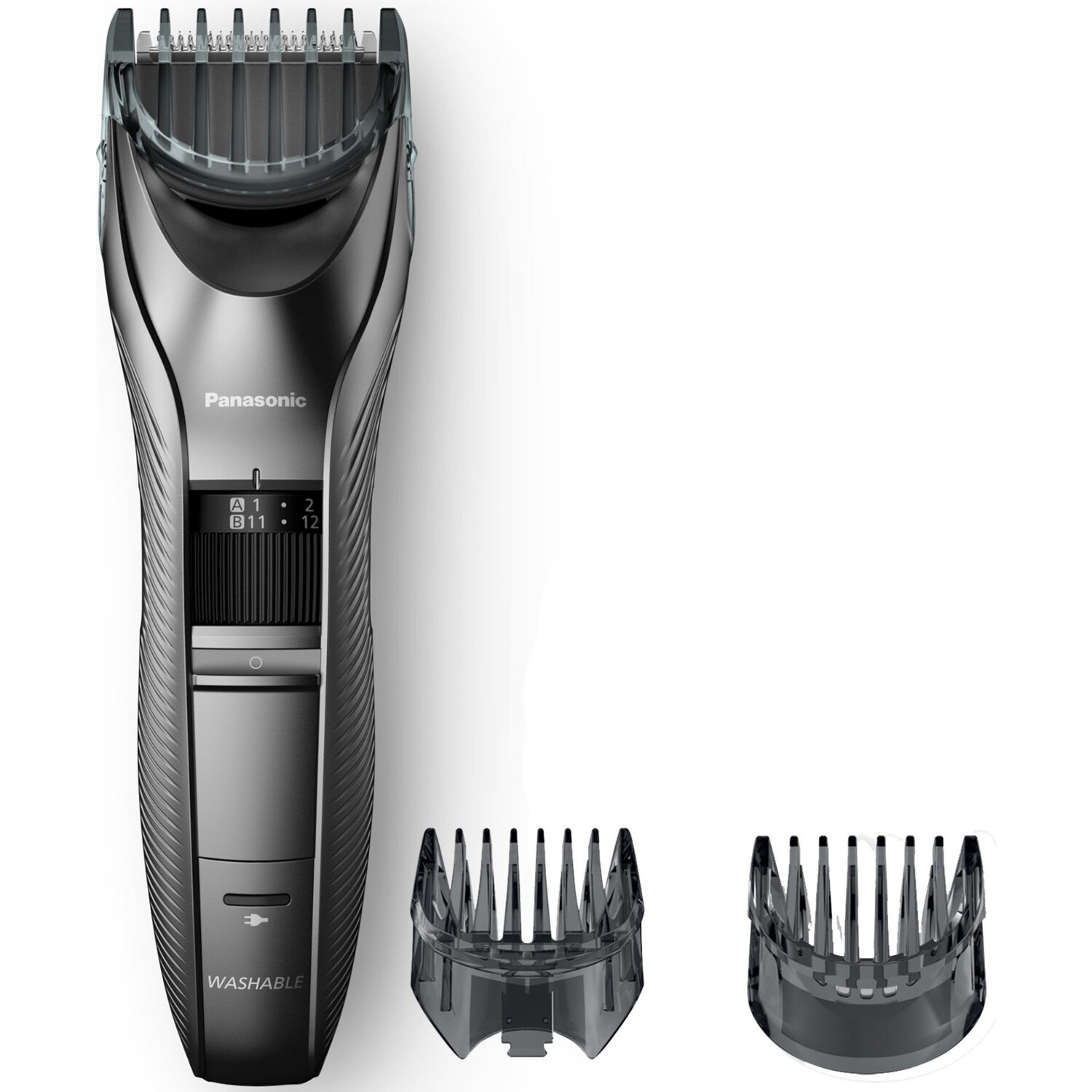 

Panasonic ER-GC63-H503 триммер для бороды, волос и тела серый, 1 шт.