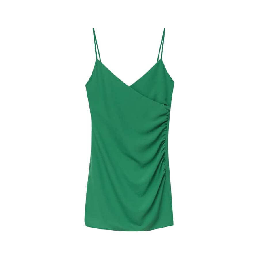 

Платье Pull&Bear Surplice Neckline, зеленый