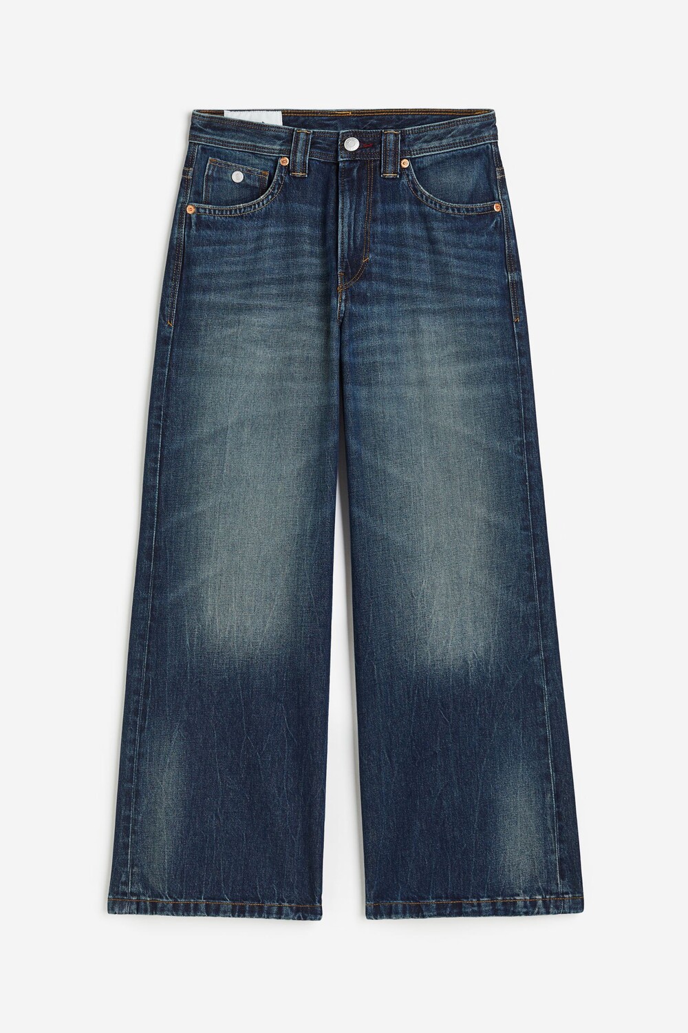 

Джинсы H&M Bootcut Loose, темно-синий
