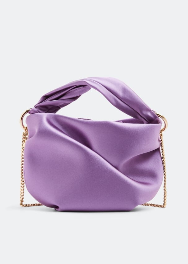 

Сумка JIMMY CHOO Bonny top handle bag, фиолетовый
