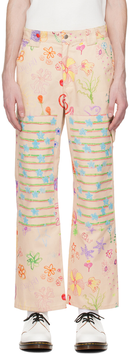 

Джинсы Off-White Doodle Flower Chason Collina Strada