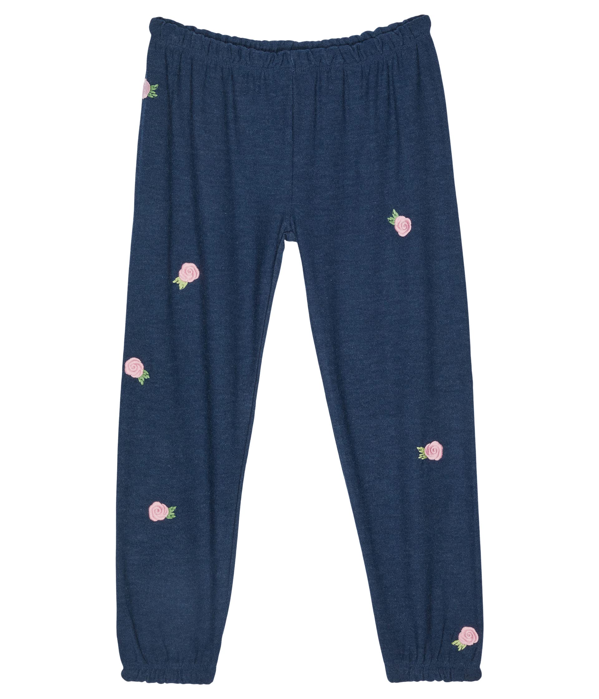 Спортивные штаны Chaser Kids, Embroidered Rose Bud Cozy Knit Sweatpants брюки chaser dino cozy knit sweatpants цвет safari