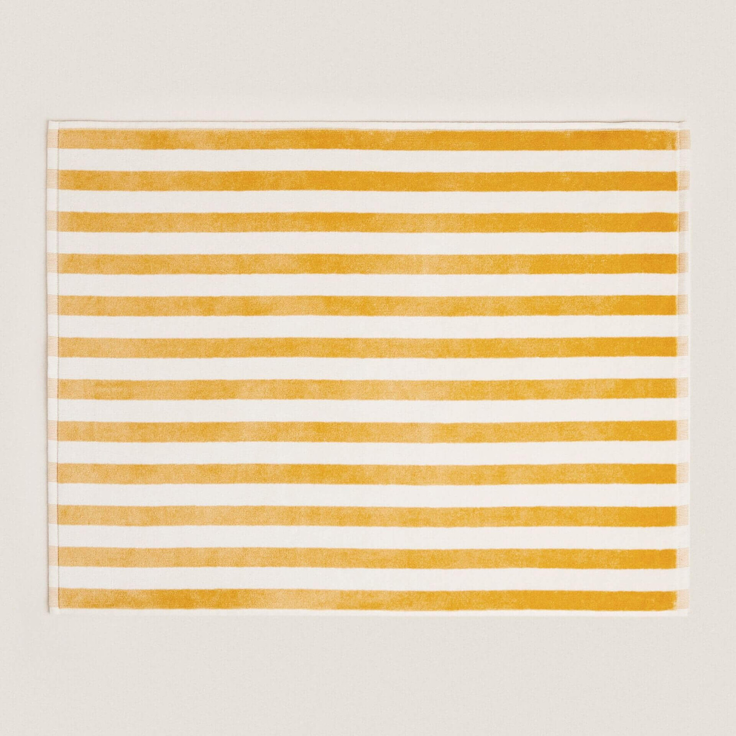 

Коврик Zara Home Striped Velour, бежевый/желтый