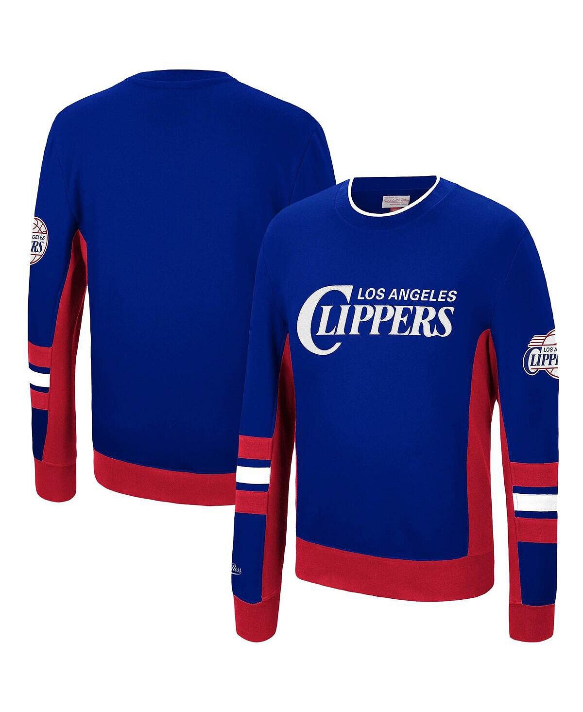 

Мужской свитер royal la clippers hardwood classics hometown champs pullover sweater Mitchell & Ness, Синий