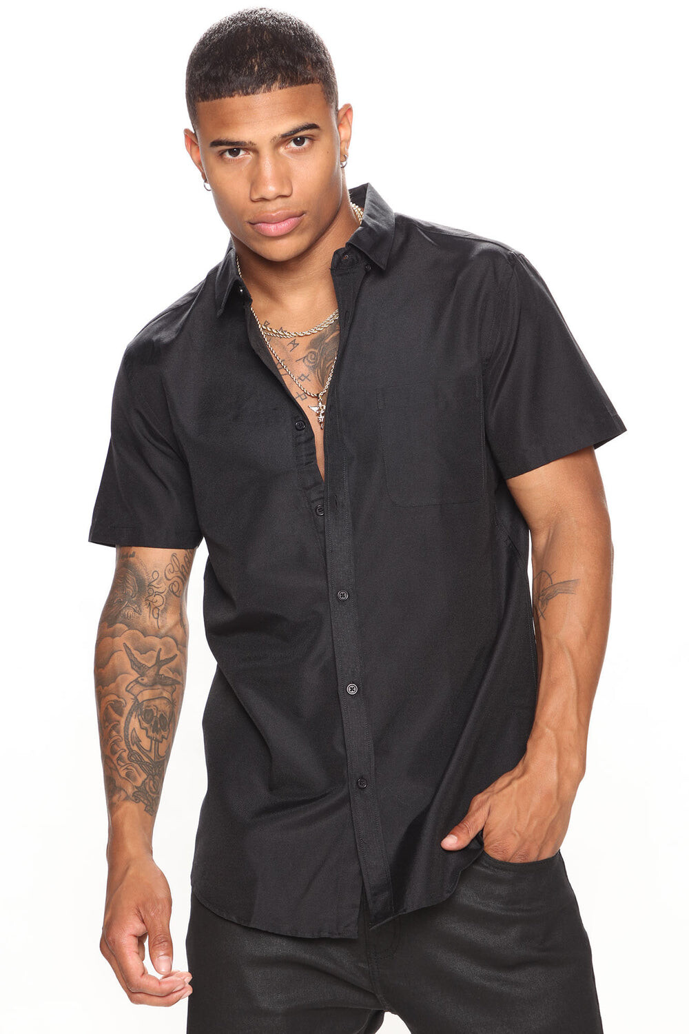 

Рубашка Fashion Nova M3515S, черный