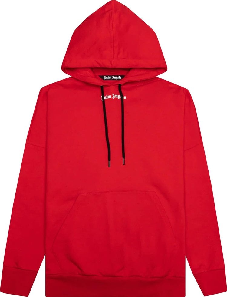 Худи Palm Angels Classic Logo Over Hoodie 'Red/White', красный - фото