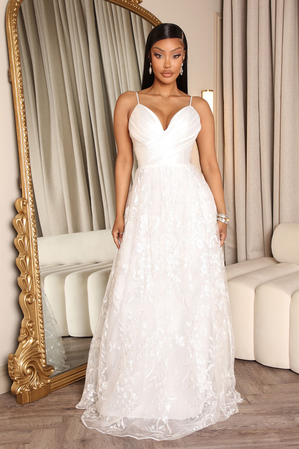

Платье Fashion Nova MF21252, белый